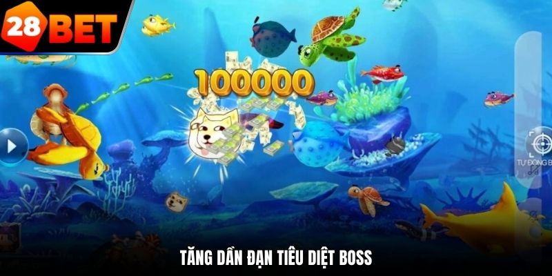 Tăng dần đạn tiêu diệt boss