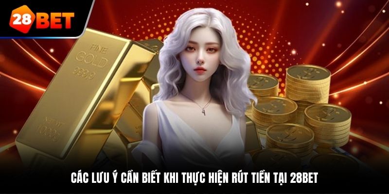 Các lưu ý cần biết khi thực hiện rút tiền tại 28bet